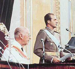 El rey y Franco